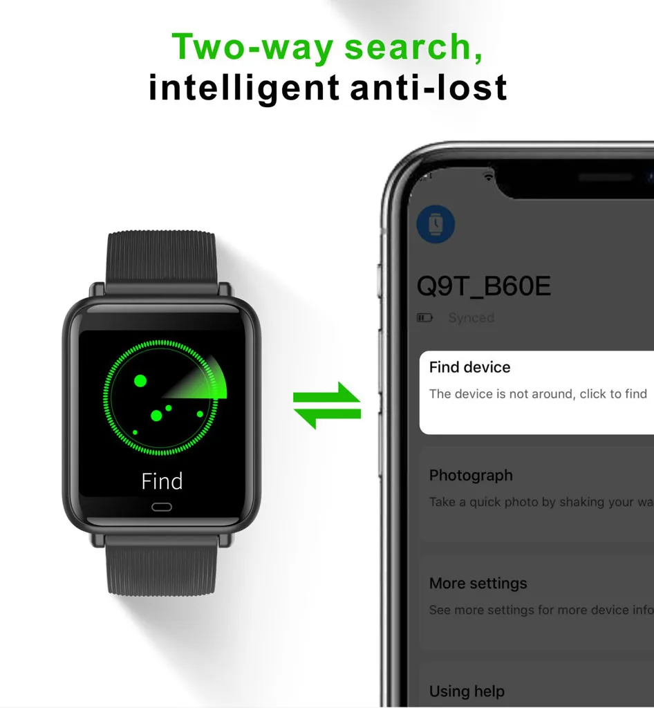 

HIPERDEAL(HIPERDEAL) Smart Watch Q9T Smart Bracelet With Oximeter Body Temperature And Heart Rate Monitoring smartwatch 2020
