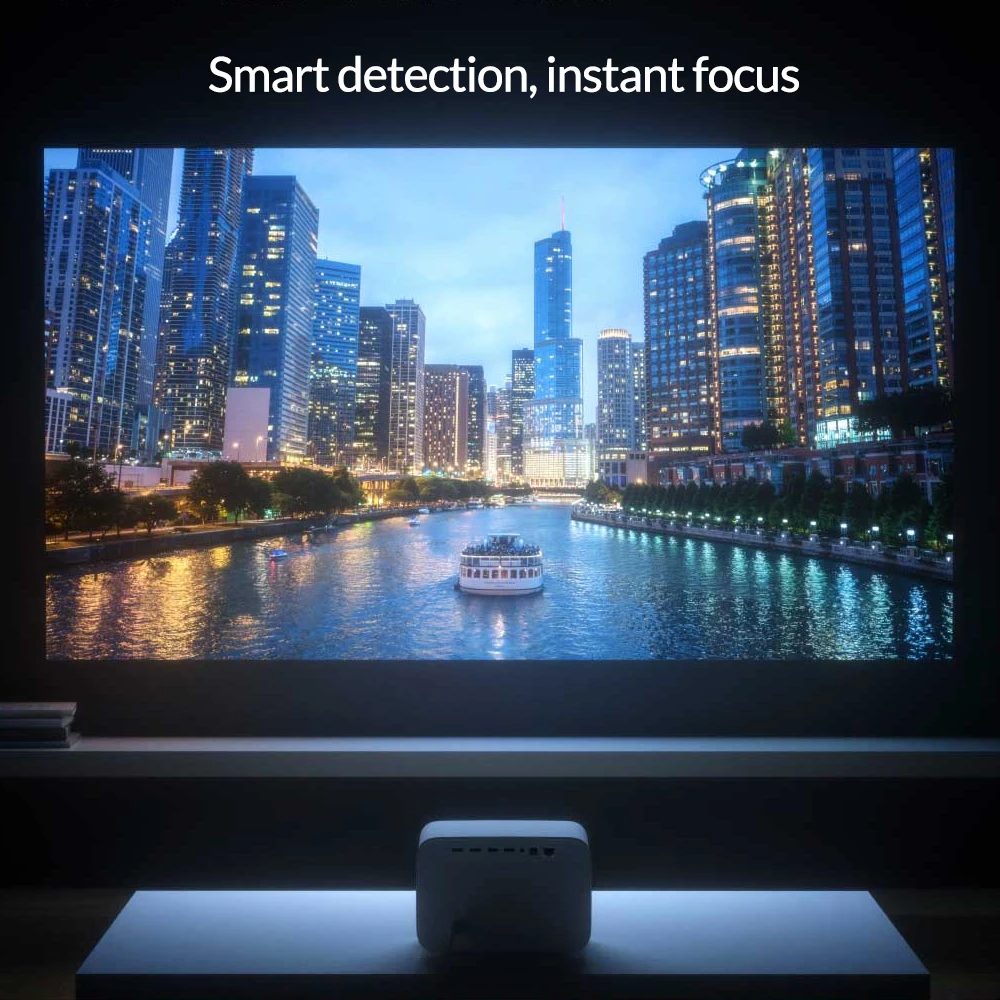 Смарт-проектор Xiaomi Mi 2 Pro 1080P DLP 1300 ANSI поддержка 4K видео ТВ домашний кинотеатр Full HD