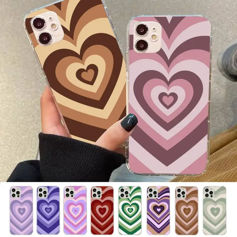 

Latte Love Coffee Heart Phone Case for iPhone 11 12 13 mini pro XS MAX 8 7 6 6S Plus X 5S SE 2020 XR case