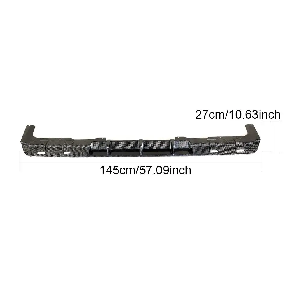 Car Rear Bumper Diffuser Lip Spoiler For Mercedes-Benz G Class W463 G63 AMG 2019 Carbon Fiber | Автомобили и мотоциклы