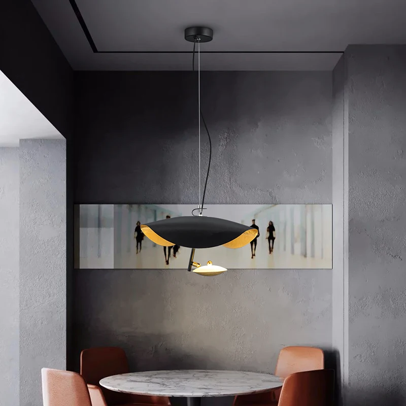 Скандинавская железная Подвесная лампа светодиодный светильник для гостиной