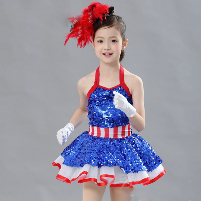 

2021 New Girls Ballerina Fairy Prom Party Costume Kids Sequined Flower Dress Dancewear Gymnastic Leotard Ballet Tutu Dress