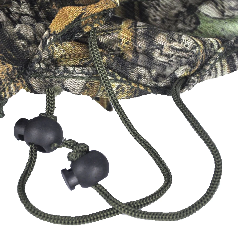 Outdoor Hunting Camouflage 3D Forest Leaf Hooded Jacket Coat Pants Clothes Breathable light and comfortable Set | Спорт и