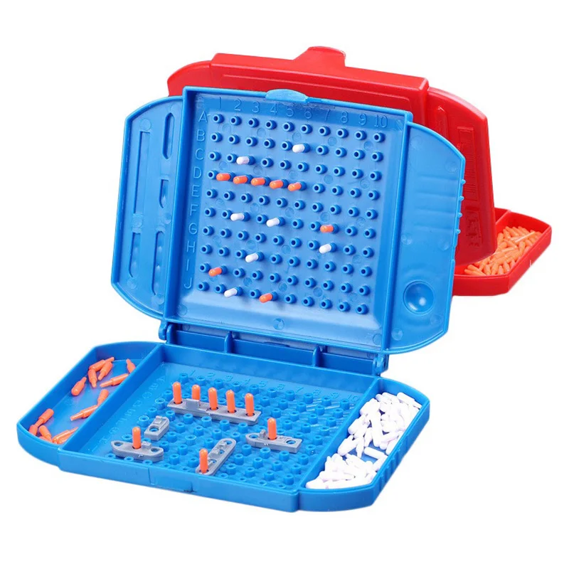 

2Pcs/Set Sea Battle Breaking Game Sea Battle Traditional Family Fun Combat Strategy Board Game Battleship Game Chess Toy