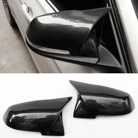 sharp angle carbon fiber rearview mirror cover fit for bmw f20 f30 f32 f22