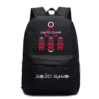 squid game school bags for teenage girls boys school backpack female travel laptop squid game backpack bag