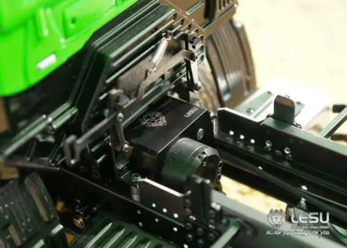 LESU RC 6*6 гидравлическая подъемная 1/14 масштаб самосвал коробка передач DIY Tmy модель с краской Радио контроллер