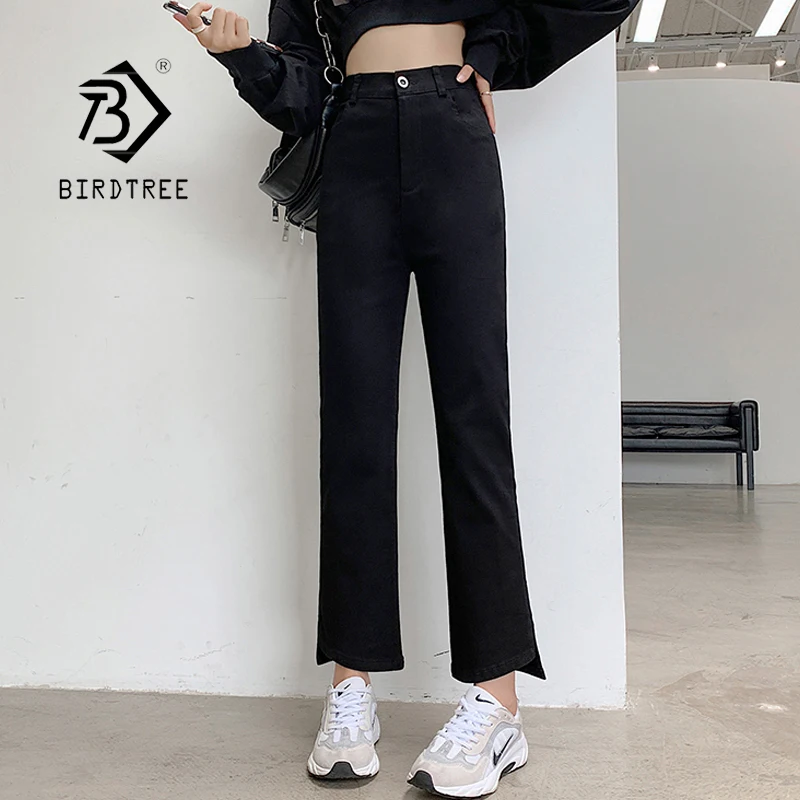 Женские летние брюки с разрезом Свободные повседневные штаны Осенние