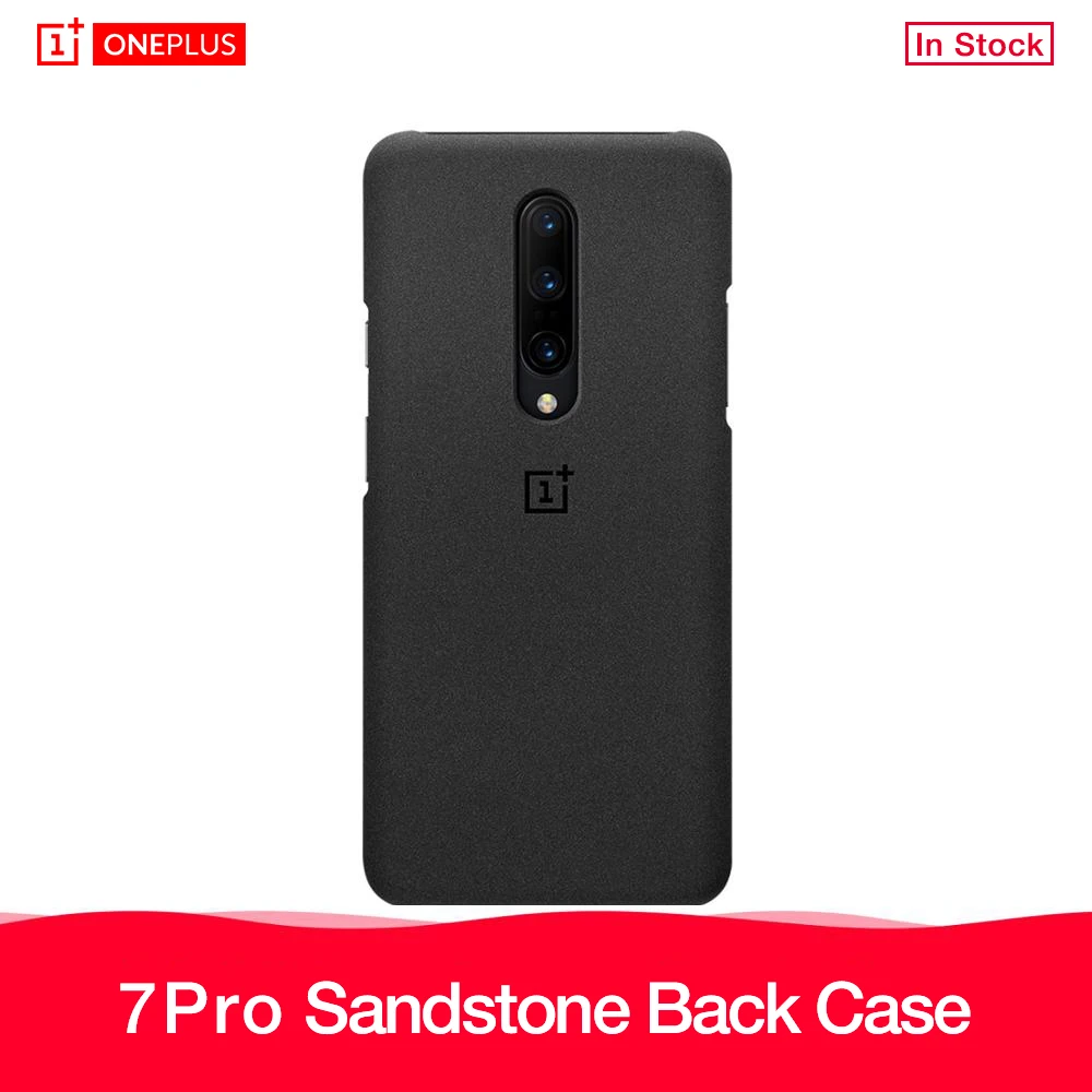 Oneplus 7 Pro Protective Case Original Sandstone Back Cover | Mobile Phone Cases &amp Covers