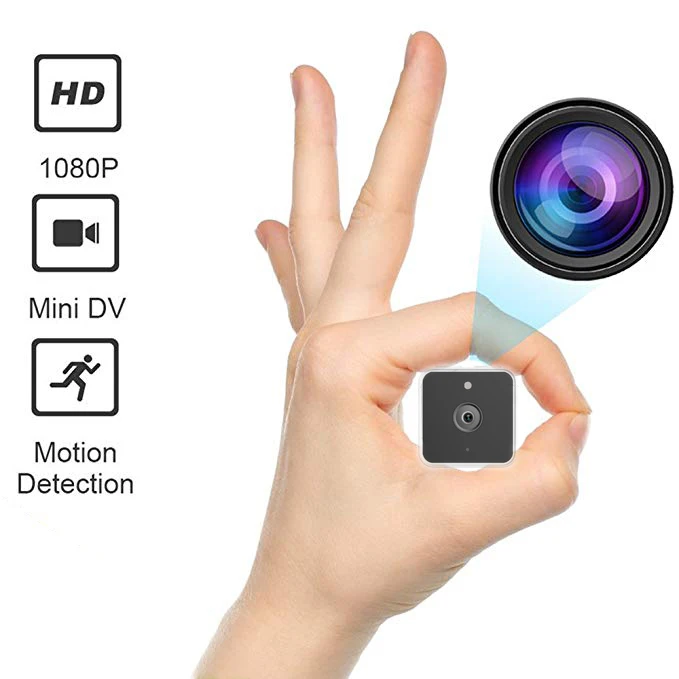 IP-камера Tuya Mini 1080P 2400 мАч на батарейках Wi-Fi с двухсторонним аудио широкоугольный