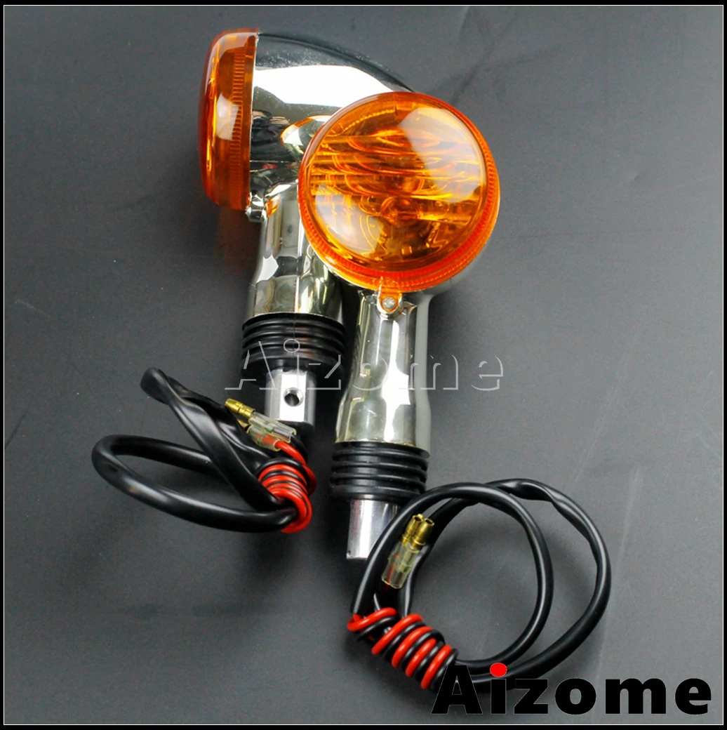 12V Front &ampRear Turn Signal Light Motorcycle Amber Indicators Running Lamp Blinkers For Suzuki Boulevard M109R VRZ1800 |