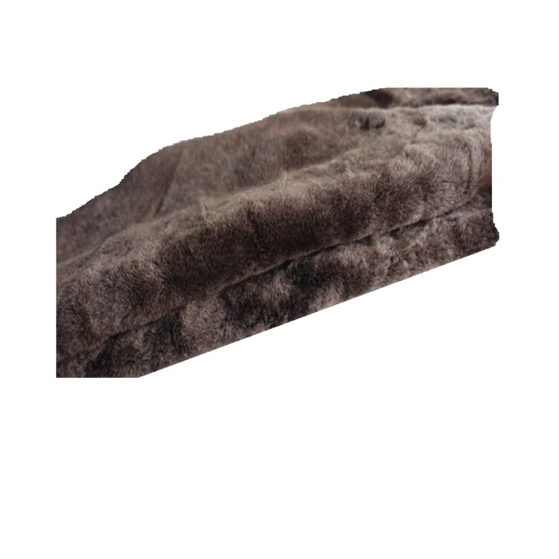 

Brown lamb fur fur handmade DIY leather home supplies knee pads mat fur clothing fabric vest material fabric