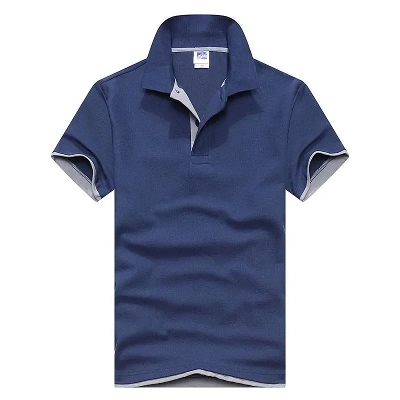 Nueva camiseta Polo de marca para hombre 2019 хлопка manga hombre-Эннис оплаты бесплатно XS-3XL | Мужская