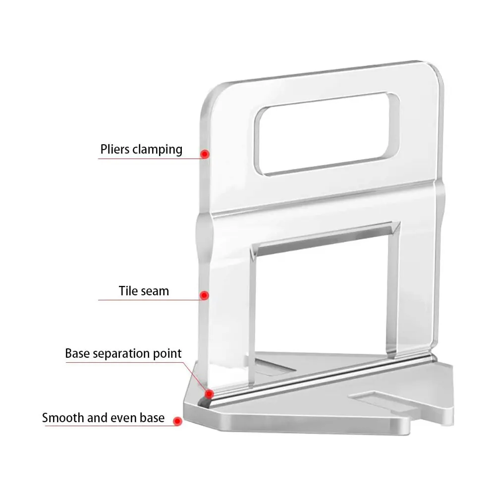 

200pcs/Set Level Wedges Tile Spacers For Flooring Wall Tile Spacer Carrelage Tile Leveling System Leveler Locator Spacers Plier