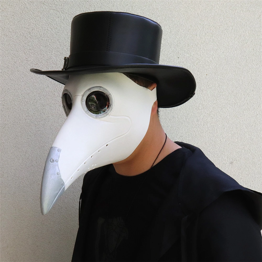 Забавная маска Чумного доктора в средневековом стимпанк для косплея панк маски с