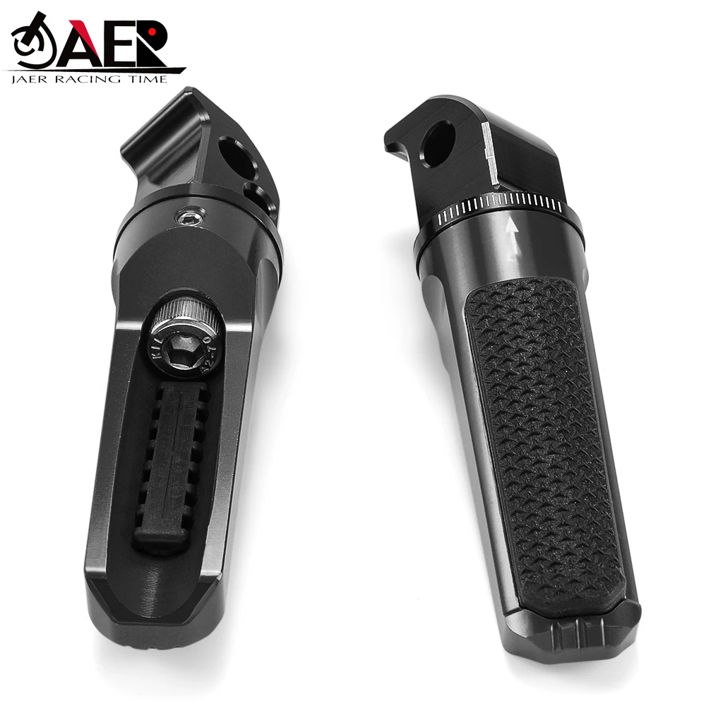 Подножки для мотоцикла JAER Yamaha FZ1 FZ6 FZ6R XJ6 YZF R3 R15 R25 CNC алюминий с резиновой