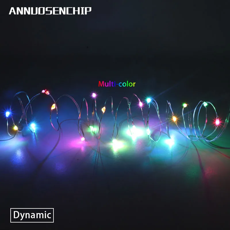 Хит 1 м 2 3 светодиодный креативный 7 цветов кнопочный батарейный блок медная лампа