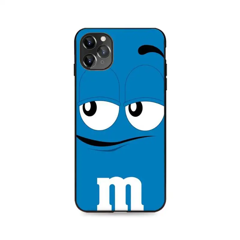 

FHNBLJ M&M's Chocolate Nutella Bottle Candy Bling Cute Phone Case For iPhone SE2 11 Pro XS MAX XS XR 8 7 6 Plus 5 5S SE Case