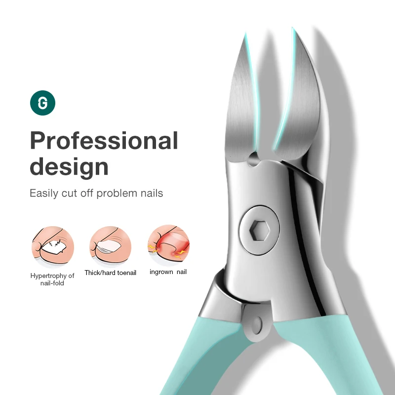 MR.GREEN ingrown Nail Clippers Toenail Cutter Stainless Steel Pedicure Tools Thick Toe Correction Deep Into Grooves |