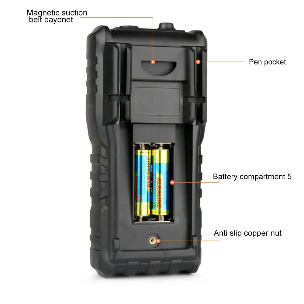 MESTEK DM100 цифровой мультиметр высокая скорость умный двухъядерный T rms NCV