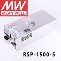 original mean well rsp 1500 5 meanwell 5vdc0 240a1200w single output with pfc function power supply