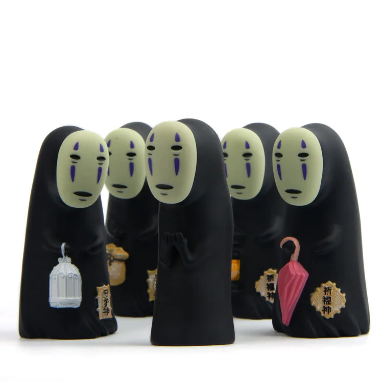 Аниме Миядзаки Хаяо человек без лица с призраком забавная модель из ПВХ 8 см