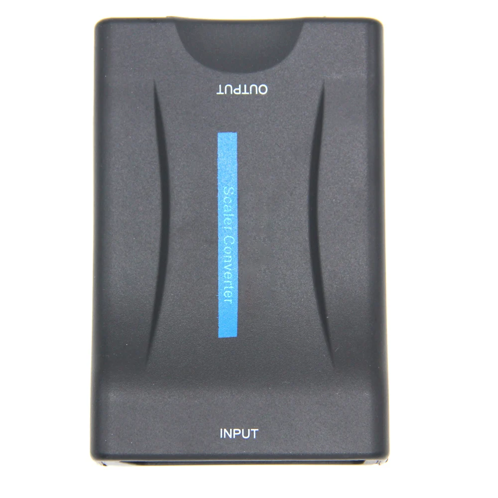 В наличии 1080P Переходник SCART в HDMI совместимый преобразователь видео аудио сигнала