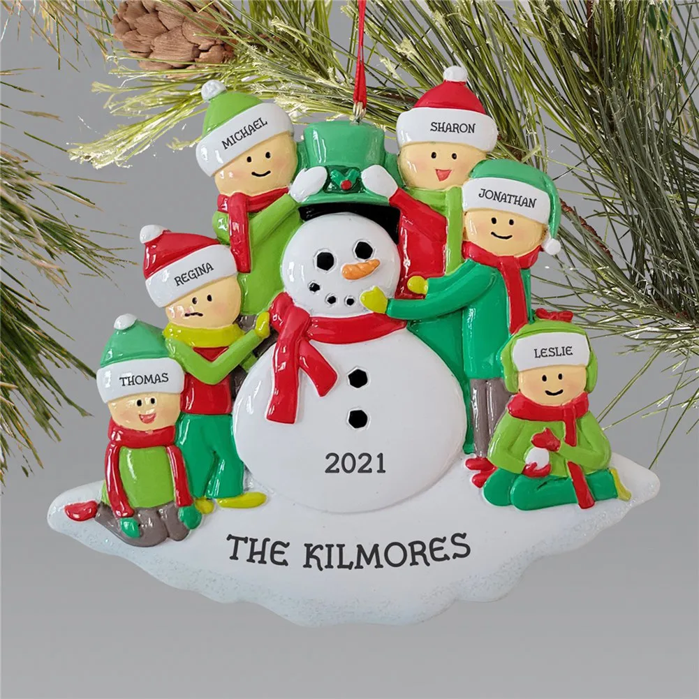 

Christmas Ornament Personalized Survivor Family Hanging Ornaments Decorations Xmas Navidad Natal New Year 2022