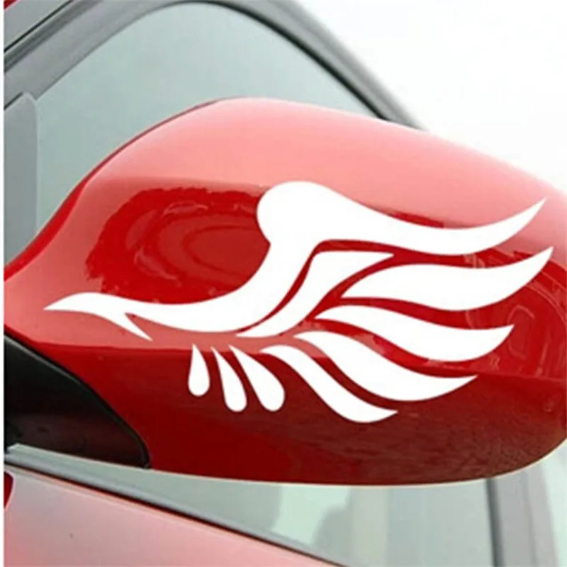 1 Pair Guardian Angel Wings Car Motorcycle Stickers Fashion Rearview Mirror for Strip Subsection | Автомобили и мотоциклы
