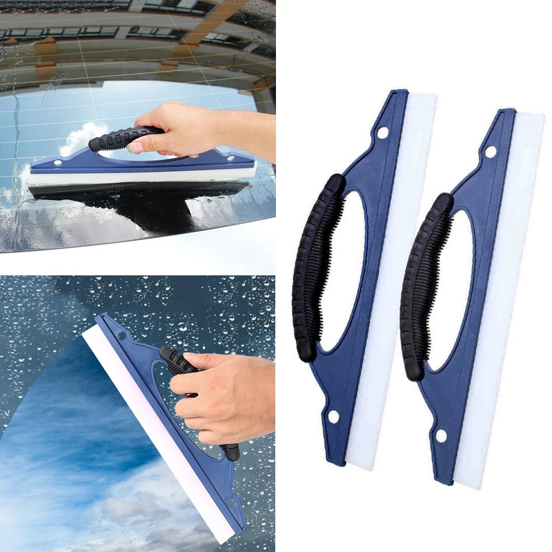 

Squeegee Glass Scraper Scraper Blade Window Cleaning Silicone Windshield Wiper Safety Non-slip Car Glass Wiper