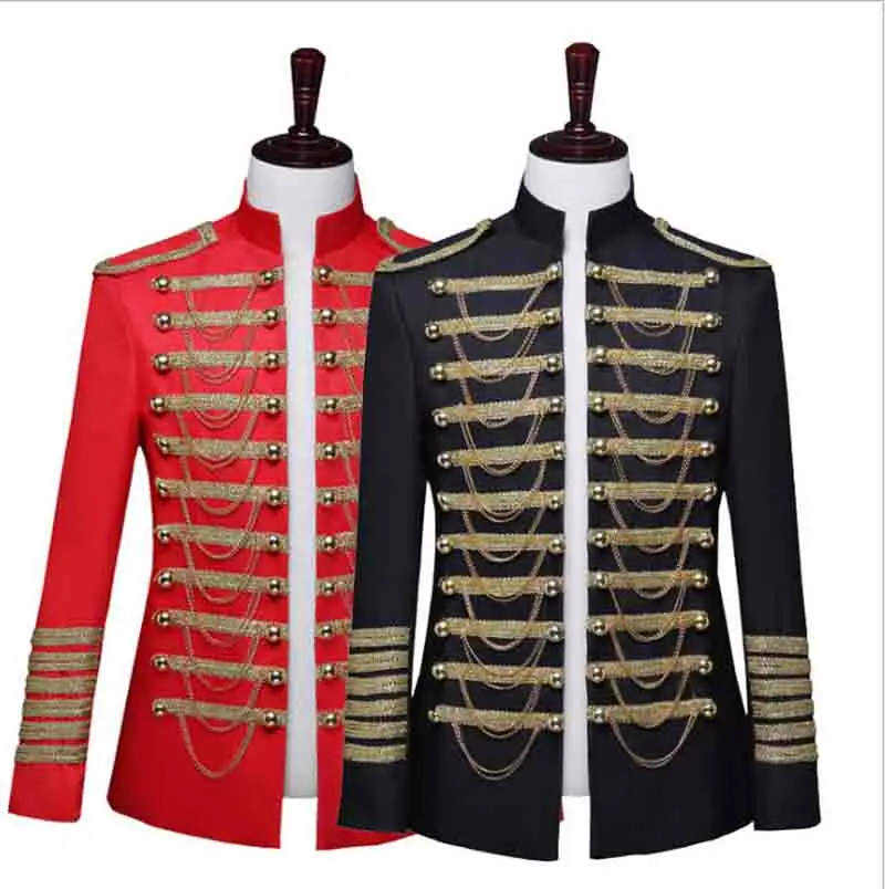 Мужская винтажная куртка карнавальный костюм принца для мужчин военная