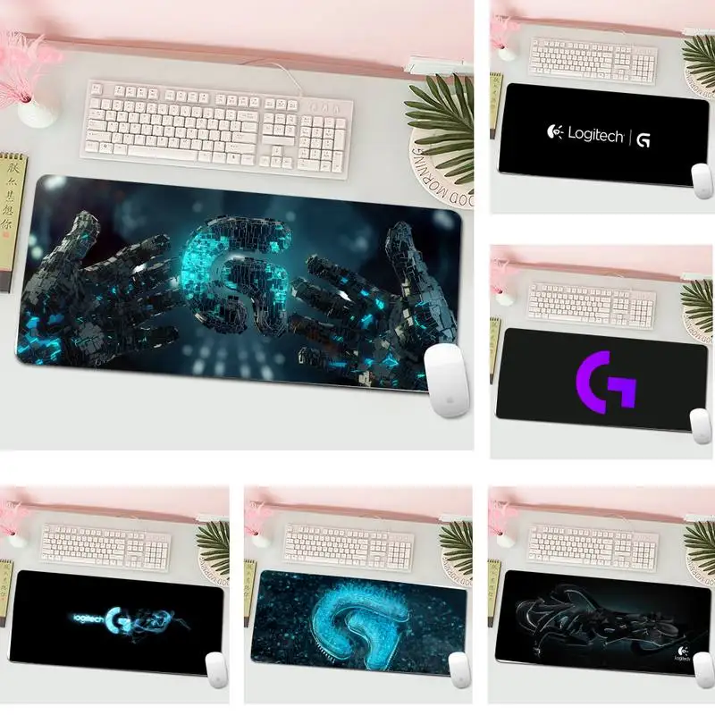 

Logitech Logo Beautiful Anime Mouse Mat L Large Gamer Keyboard PC Desk Mat Computer Tablet Gaming Mouse Pad