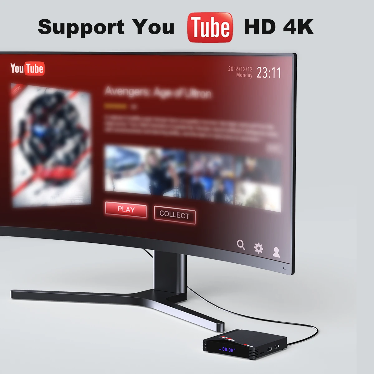 Приставка Смарт-ТВ H10 MAX 4 + 32/64 ГБ USB 1080P H.265 4K 60fps | Электроника
