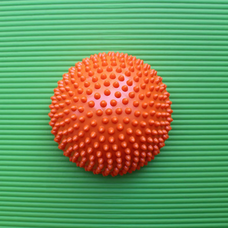 orange Inflatable Half Sphere Yoga Balls PVC Massage Fitball Exercises Trainer Balancing Ball For Gym Pilates Sport Fitness JT-Drop Shi - Цвет: orange