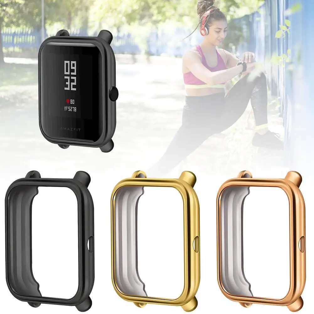 Защитный силиконовый из ТПУ чехол для Хуа mi Moving Youth протектор часов Amazfit Lite Bip