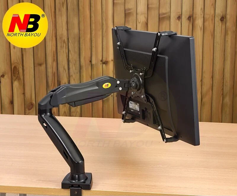NB F80+ FP-1 удлинитель для без отверстия VESA 17-2" светодиодный держатель для монитора, газовая пружина, полная распорка газа, Flexi Mount Load2-6.5kgs