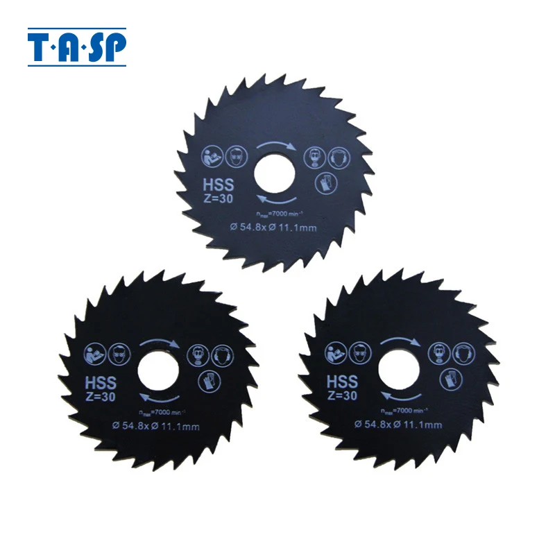 

TASP 3 шт. HSS мини-дисковая пила 54,8x11,1 мм для металлообработки
