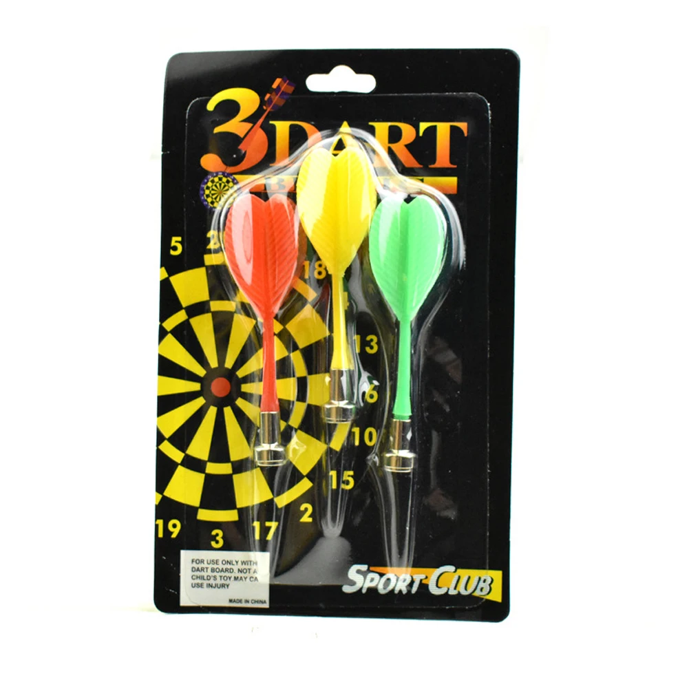 

Magnetic Dart Double Sided Indoor Outdoor Board Game Replacement Plastic 3 Color For Kids Family Game 3pcs Board Games Dart