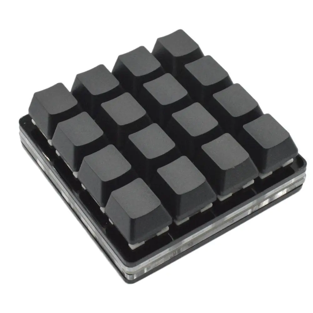 2/3/4/6/7/8/9/16 Keys Black Mini Keypad Numpad Mechanical Keyboard OSU Gaming Programming Custom Keyboard keycaps For Photoshop