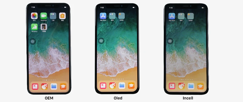 Отличные запчасти, 1 шт., ЖК-дисплей для iPhone 7, 8 X, XS, XR, XS Max, Incell, ЖК-дисплей, Oled дисплей, сенсорный экран, сборка, замена, хорошее 3D касание