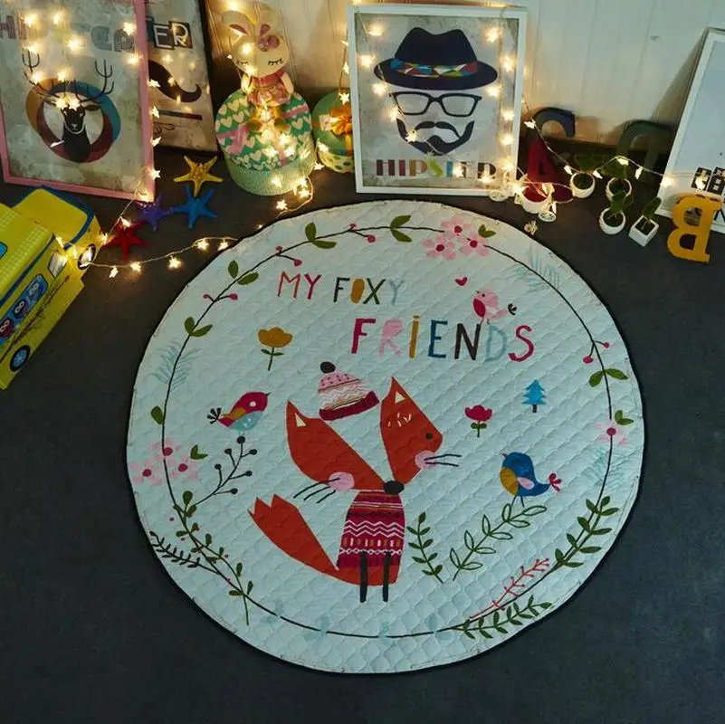 Детский мягкий игровой коврик 150 см для игр детский восхождения ползания мешок