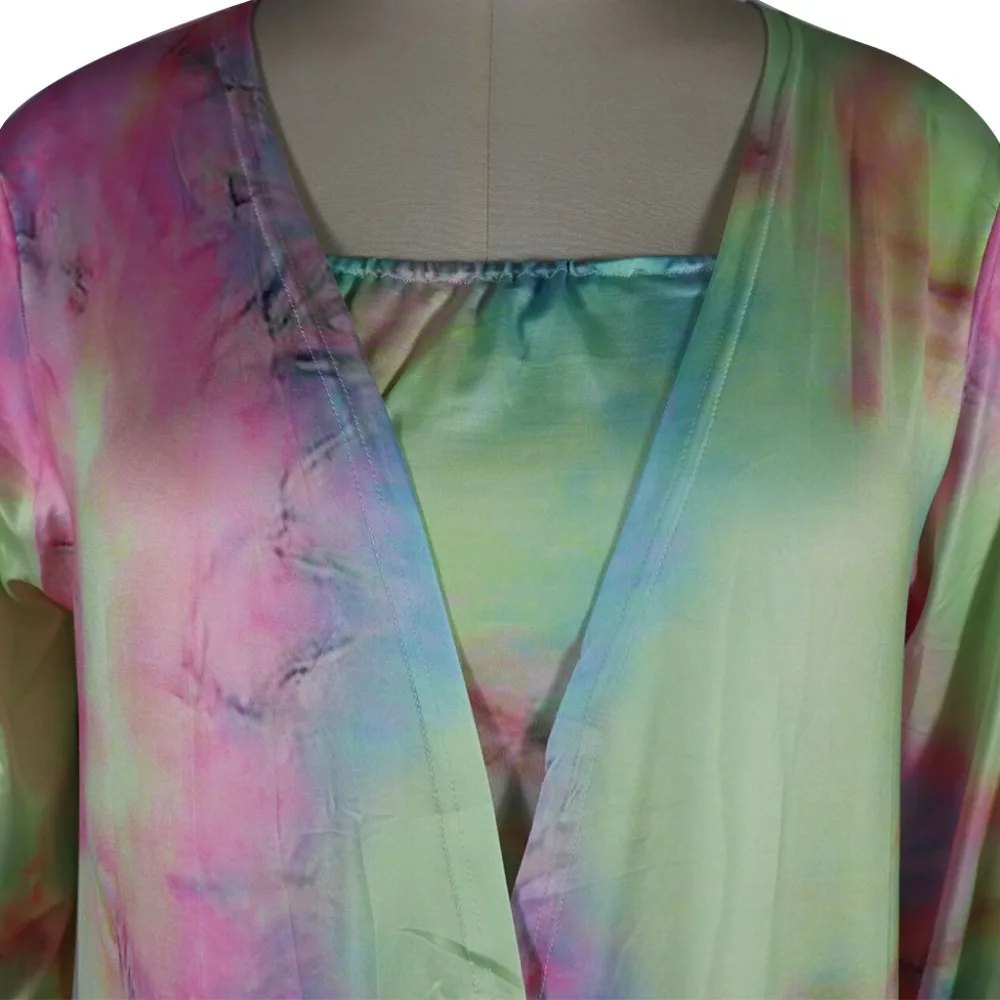 Новинка накидка летняя женская пляжная одежда Радужная без бретелек боди бикини