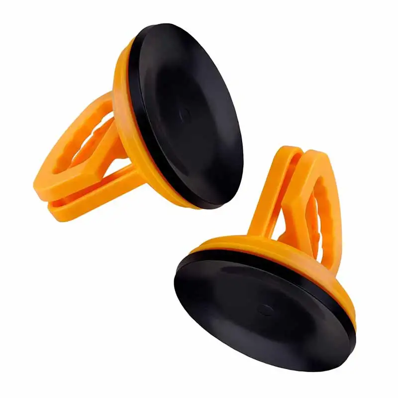 Поддерживающая присоска пластиковая оранжевая однокоготь стеклянная