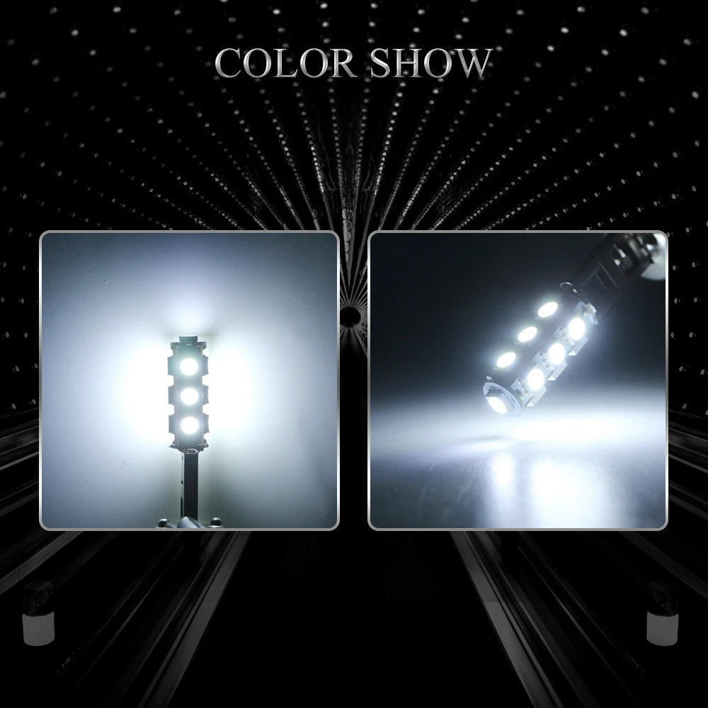 YM E Bright 2 шт./лот H1 H3 5050 13 SMD leds Автомобильные противотуманные фары светодиодные