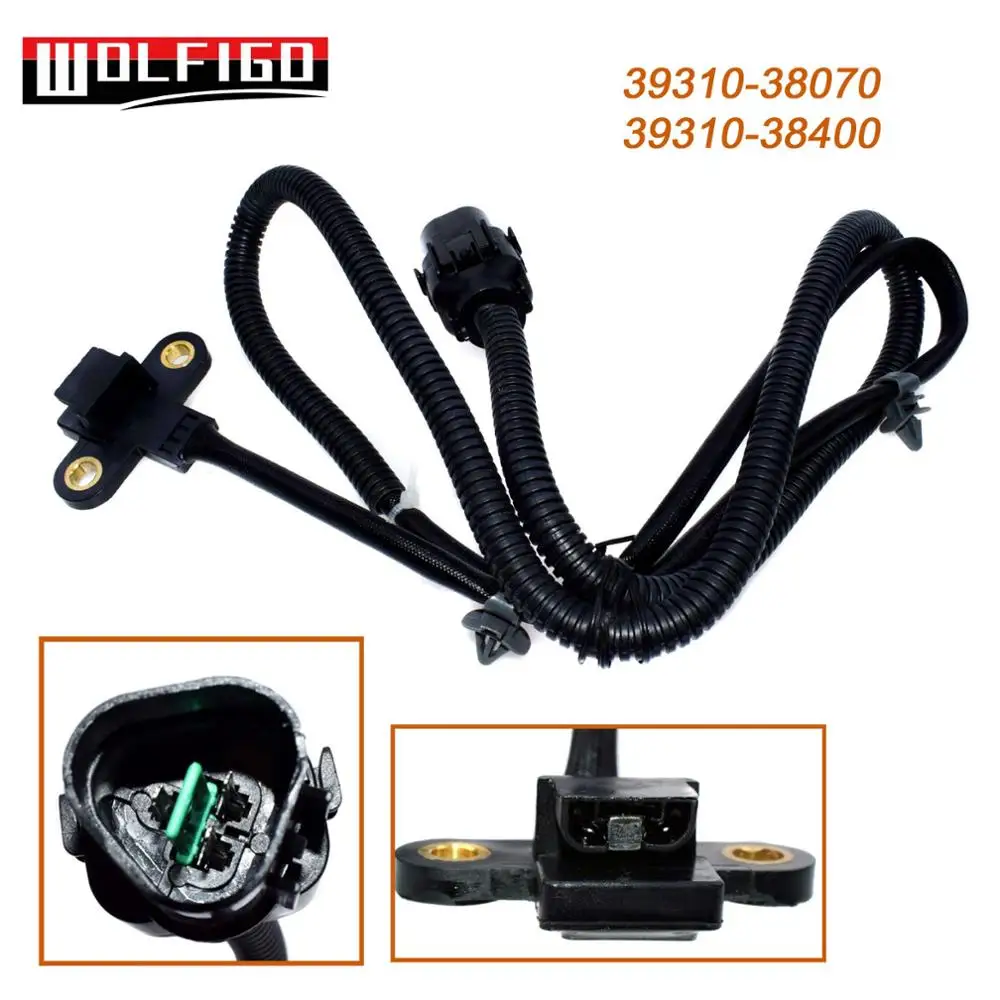WOLFIGO Новый Датчик положения коленчатого вала для Mitsubishi Hyundai Santa Fe KIA 39310-38070 39310 38070