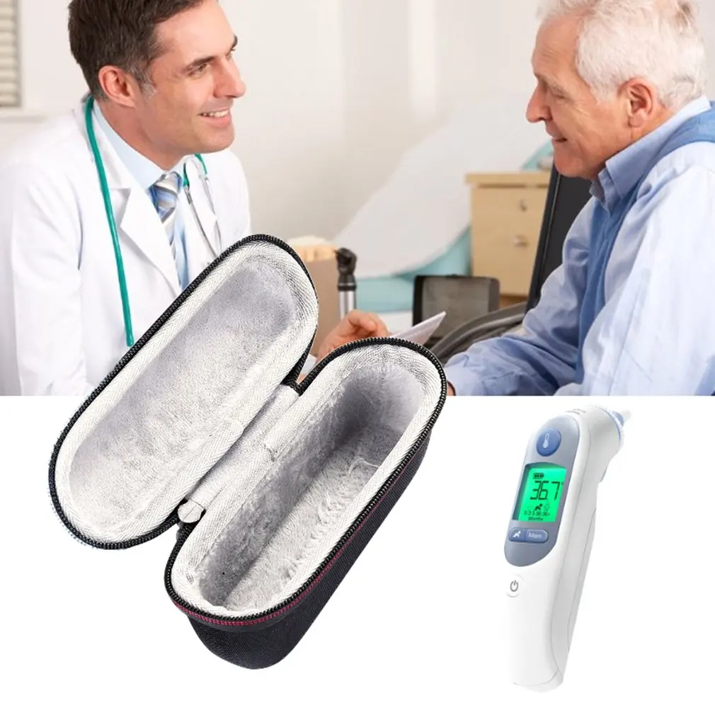 Thermometer storage bag Anti-seismic package EVA portable Hot pressing Sewing Carry or Place | Инструменты