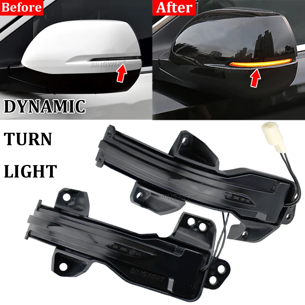 

Последовательный световой индикатор зеркала заднего вида, динамичессветильник Светодиодная лампа поворота для Honda CRV 2012 2013 2014 2015 2016 2017 2018