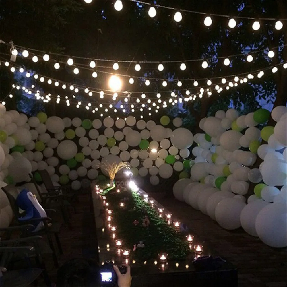 

Led Fairy String Lights for Party Holiday Garden Garland Christmas Decorations Home Outdoor Globe Festoon Bulb Light Wedding