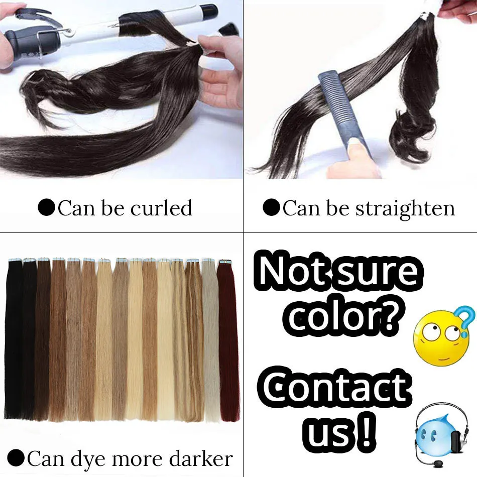 MRSHAIR 100g 40 шт. в Пряди человеческих волос для наращивания машина Волосы Remy на ленте