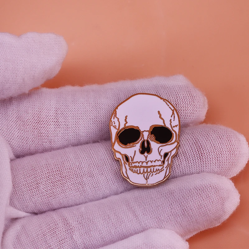 Реалистичный значок в виде черепа мультяшный человеческий планер готический